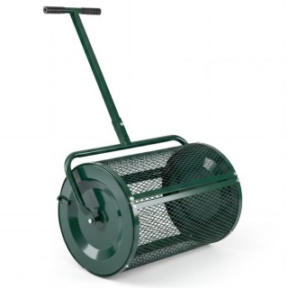 Costway Διασκορπιστής κομπόστ 77 L με ρυθμιζόμενη καθ’ ύψος λαβή Τ ...