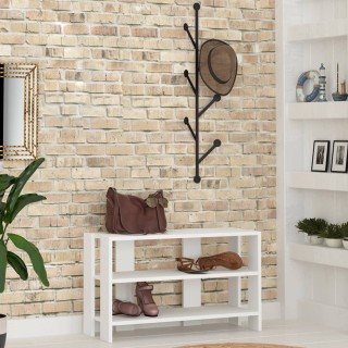 Shally Dogan Είσοδος Σκαπιέρα - Παπουτσοθήκη 3 Ραφιών με Κρεμάστρα ...