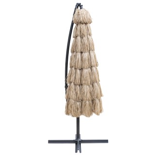 Galileo Ομπρελόνι λάμπα κήπου με εφέ ραφία 3 μ δομή από ανθρακούχο ...