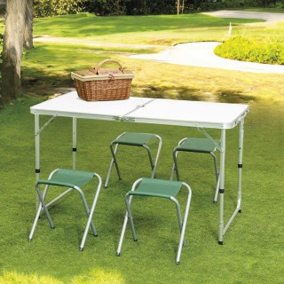 Galileo Σετ τραπέζι βαλίτσα με 4 αναδιπλούμενα σκαμπό PicQuick 5901411