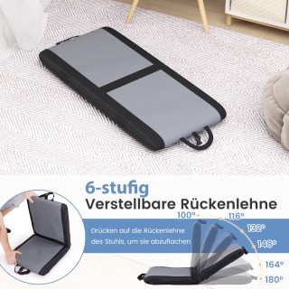 Costway  Πολυτελής Σταδιακός Κάθισμα με Ρυθμιζόμενη Πλάτη και Ενισχ...