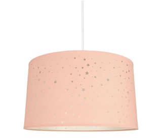 Ostaria Κυλινδρική Ανάρτηση Αστέρια Ροζ D40cm E27 220-240v 50hz Max...