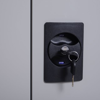 Ντουλάπα εγγράφων Vinsetto με κλειδαριά ασφαλείας σε ατσάλι, γκρι, ... Ντουλάπα εγγράφων Vinsetto με κλειδαριά ασφαλείας σε ατσάλι, γκρι, ...