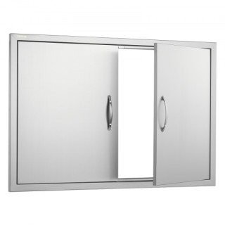 Πόρτα BBQ Νησίδας 990x660 mm Ανοξείδωτη VEVOR για Εξωτερική Κουζίνα... Πόρτα BBQ Νησίδας 990x660 mm Ανοξείδωτη VEVOR για Εξωτερική Κουζίνα...