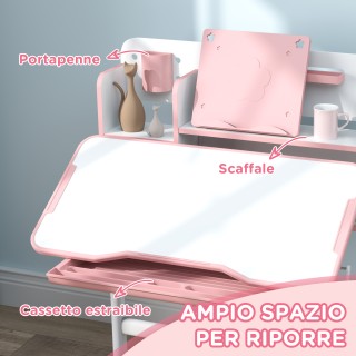 AIYAPLAY Σετ Γραφείο και Καρέκλα για Παιδιά Ρυθμιζόμενα, Σχολικό Θ... AIYAPLAY Σετ Γραφείο και Καρέκλα για Παιδιά Ρυθμιζόμενα, Σχολικό Θ...