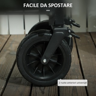 Outsunny Πτυσσόμενο Καρότσι Κήπου 95L με Ανοιγόμενο Πάνελ, από Ατσά... Outsunny Πτυσσόμενο Καρότσι Κήπου 95L με Ανοιγόμενο Πάνελ, από Ατσά...