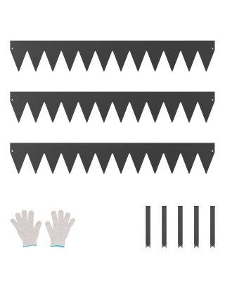 VEVOR Ατσάλινο Χαλινωτικό Τοπίου VEVOR: 3 Πακέτα Διάδρομοι Διαχωρισ...