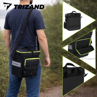 Trizand Τσάντα Ποδηλάτου Πορτμπαγκάζ 3 σε 1 Αδιάβροχη 65L με Πλαϊνέ...