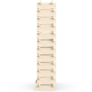 BAKAJI  Κάβα Πορταβίνο από Φυσικό Ξύλο με 120 Θέσεις για Κρασιά - Β...