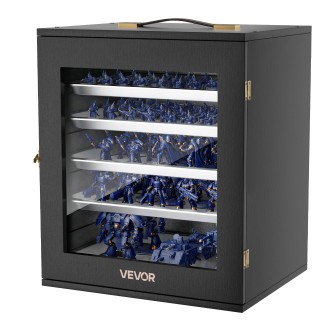 VEVOR Ξύλινη Θήκη Αποθήκευσης Μινιατούρων με 5 Δίσκους και 13 Θέσει...