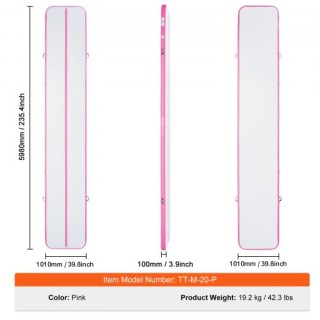 VEVOR Στρώμα Γυμναστικής 20FT με Αντλία ZFXKKFQD20FTMB6USV2 VEVOR Στρώμα Γυμναστικής 20FT με Αντλία ZFXKKFQD20FTMB6USV2