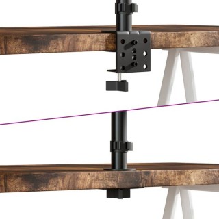 vidaXL Βάση Οθόνης VESA Μαύρη 75/100 χιλ. από Ατσάλι 358005 vidaXL Βάση Οθόνης VESA Μαύρη 75/100 χιλ. από Ατσάλι 358005