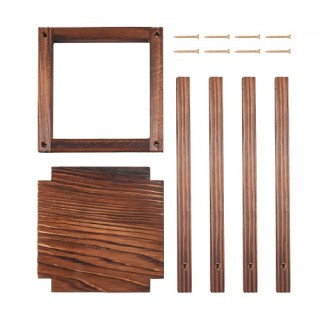 VEVOR Σετ 24 Ξύλινων Φαναριών Γάμου VEVOR, 140 x 140 x 254.8 mm, Κα...