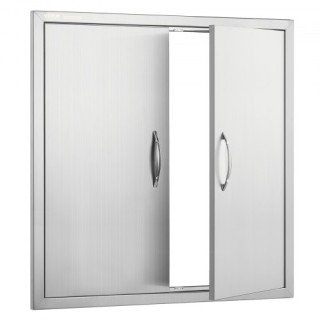 Πόρτα BBQ VEVOR 790x790mm Ανοξείδωτη Διπλή Εξωτερική Πόρτα για Κουζ... Πόρτα BBQ VEVOR 790x790mm Ανοξείδωτη Διπλή Εξωτερική Πόρτα για Κουζ...