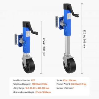VEVOR  Βαρούλκο Σκάφους Βαρέως Τύπου 1600 lbs  YTTCQJDLHJSY5I831V0