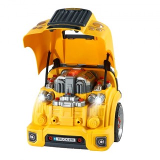 VEVOR Παιδικό Σετ Μηχανικού Αυτοκινήτου με Αφαιρούμενα Μέρη Κίτρινο...