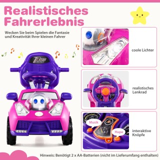 Costway 3-σε-1 Περπατούρα με Αποθηκευτικό Χώρο και Χειρολαβή - Ροζ ...