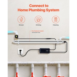 VEVOR Φίλτρο UV Νερού 12GPM 220V 55W SJHXTUV55W12Y82ISV2 VEVOR Φίλτρο UV Νερού 12GPM 220V 55W SJHXTUV55W12Y82ISV2
