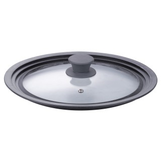 Galileo Καθολικό καπάκι 3 σε 1 για τηγάνια 24/26/28 εκ. από γυαλί κ...