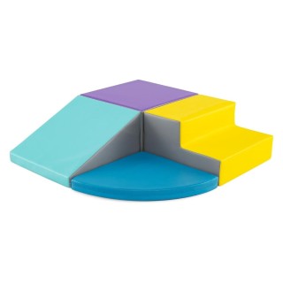 Costway Σετ Αφρώδους Μπλοκ για Παιδιά με Ορθογώνιο, Τσουλήθρα, Σκάλ... Costway Σετ Αφρώδους Μπλοκ για Παιδιά με Ορθογώνιο, Τσουλήθρα, Σκάλ...