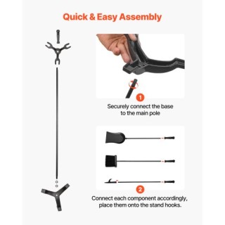 VEVOR Σετ Εργαλείων Τζακιού VEVOR, Μαύρο, 4 PCS, Διάσταση: 29.53 x ... VEVOR Σετ Εργαλείων Τζακιού VEVOR, Μαύρο, 4 PCS, Διάσταση: 29.53 x ...