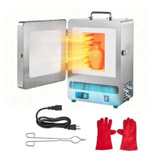 VEVOR Ηλεκτρικός Φούρνος Τήξης 1650W με PID Έλεγχο Θερμοκρασίας έως... VEVOR Ηλεκτρικός Φούρνος Τήξης 1650W με PID Έλεγχο Θερμοκρασίας έως...