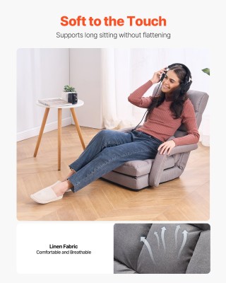 Πολυθρόνα Δαπέδου με 5 Ρυθμιζόμενες Θέσεις και Μπράτσα 64 x 63 x 69...