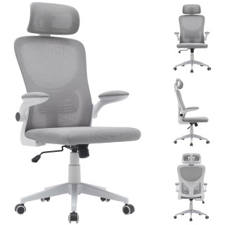 Περιστρεφόμενη Καρέκλα Γραφείου με Διαπνέον Ύφασμα 51 x 56 x 116-12... Περιστρεφόμενη Καρέκλα Γραφείου με Διαπνέον Ύφασμα 51 x 56 x 116-12...