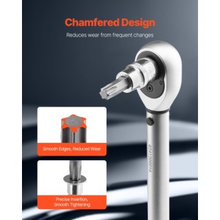 VEVOR Σετ Καρυδάκια Torx 13 Τεμαχίων T8 - T60 S2 και Cr-V Ατσάλι PT... VEVOR Σετ Καρυδάκια Torx 13 Τεμαχίων T8 - T60 S2 και Cr-V Ατσάλι PT...