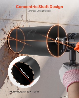 VEVOR Διαμαντοκορώνης Υγρού Τρυπήματος 203mm x 356mm με Σπείρωμα 1-... VEVOR Διαμαντοκορώνης Υγρού Τρυπήματος 203mm x 356mm με Σπείρωμα 1-...