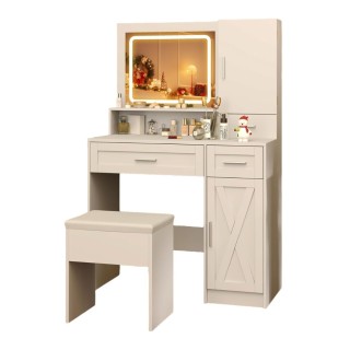 Costway Σετ Τουαλέτας Μακιγιάζ με Ενσωματωμένο Σταθμό Φόρτισης και ... Costway Σετ Τουαλέτας Μακιγιάζ με Ενσωματωμένο Σταθμό Φόρτισης και ...