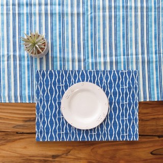 Villa DEste  Διπλής όψης τραπεζομάντηλο Neptune Stripes με αντοχή σ...