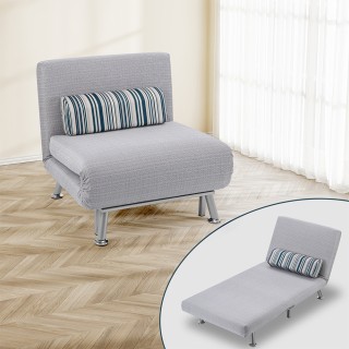 BAKAJI Πολυθρόνα-Κρεβάτι Μονή με Μεταλλικό Πλαίσιο & Υφασμάτινη Επέ... BAKAJI Πολυθρόνα-Κρεβάτι Μονή με Μεταλλικό Πλαίσιο & Υφασμάτινη Επέ...