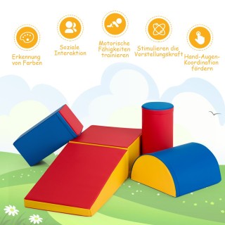 Costway Σετ παιχνιδιού αφρού για αναρρίχηση και μπουσούλημα παιδιών...