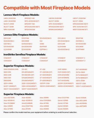 VEVOR Σύστημα Φλόγας Τζακιού Φυσικού Αερίου, Συμβατότητα με Lennox,...