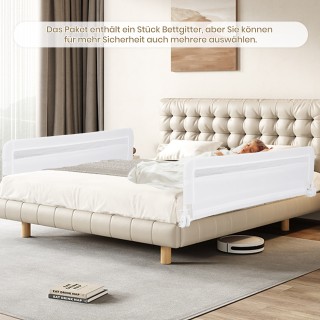 Costway Πτυσσόμενο Κάγκελο Κρεβατιού για Μικρά Παιδιά 120 cm με Απο... Costway Πτυσσόμενο Κάγκελο Κρεβατιού για Μικρά Παιδιά 120 cm με Απο...