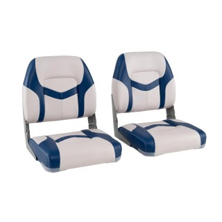 Costway Σετ 2 Καθίσματα Σκάφους με Μαξιλάρι 7 εκ. & Χαμηλή Πλάτη NP...