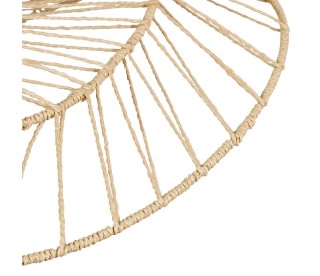 Ostaria Μικρό Φωτιστικό Οροφής Ozana Φυσικό από Μέταλλο και Σχοινί ...