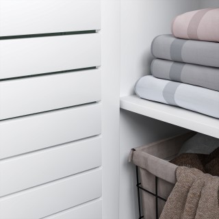 HOMCOM  Ντουλάπι Μπάνιου 3 επιπέδων με πόρτα  και 3 ανοιχτά ράφια, ...