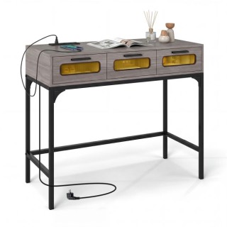 Costway Κονσόλα Εισόδου με Φωτισμό LED, Σταθμό Φόρτισης, Πρίζες USB... Costway Κονσόλα Εισόδου με Φωτισμό LED, Σταθμό Φόρτισης, Πρίζες USB...