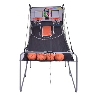 Costway Αυτόματο Μπάσκετ Διπλού Παιχνιδιού με Σταντ και Καλάθι SP35...