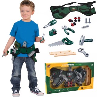 BAKAJI Ζώνη Εργαλείων Παιχνίδι για Παιδιά με Εργαλεία Εργασίας και ...