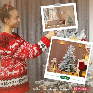 HOMCOM Χριστουγεννιάτικο Δέντρο Χιονισμένο Ύψους 150 cm με Ρεαλιστι... HOMCOM Χριστουγεννιάτικο Δέντρο Χιονισμένο Ύψους 150 cm με Ρεαλιστι...