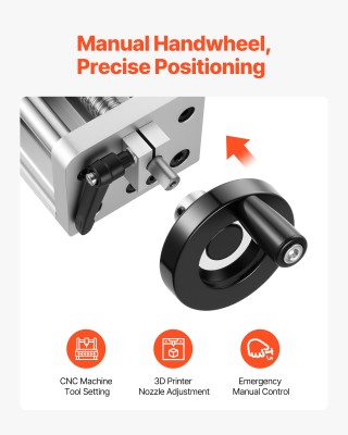 VEVOR Ακτινωτός Ενεργοποιητής 100 mm, Υψηλής Ακρίβειας Σφαιρικός Κο...