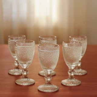 Villa DEste  Σετ 6 Liquorini 50 ml σε διάφανο γυαλί Ball 5922628