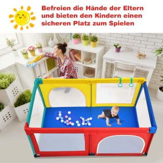 Costway Παιδικό Πάρκο Ασφαλείας με Πολύχρωμες Μπάλες και Αντιολισθ... Costway Παιδικό Πάρκο Ασφαλείας με Πολύχρωμες Μπάλες και Αντιολισθ...