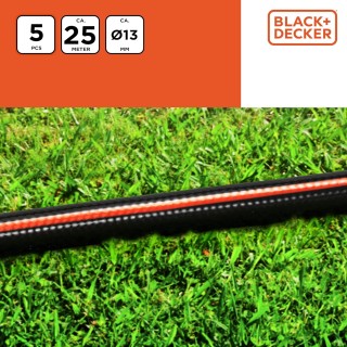 Λάστιχο Κήπου 25m με Σετ 5 Συνδέσμων & Ρυθμιζόμενο Εκτοξευτήρα – 13... Λάστιχο Κήπου 25m με Σετ 5 Συνδέσμων & Ρυθμιζόμενο Εκτοξευτήρα – 13...