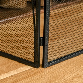 HOMCOM Πτυσσόμενο Μεταλλικό Προστατευτικό Τζακιού 3 Τμημάτων, 126x... HOMCOM Πτυσσόμενο Μεταλλικό Προστατευτικό Τζακιού 3 Τμημάτων, 126x...