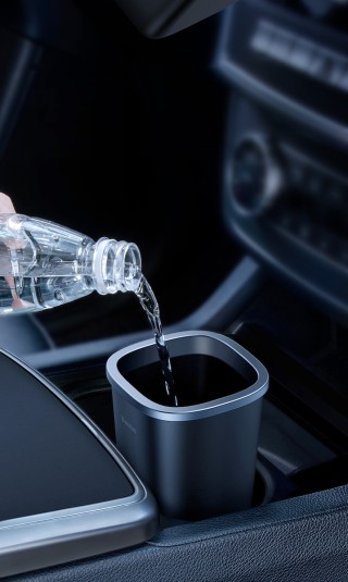 Δοχείο Απορριμμάτων & 90 Σακούλες  Χρώματος Μαύρο Baseus CRLJT-A01