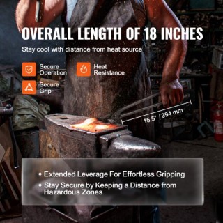 Λαβίδες Σιδηρουργού VEVOR 18” Wolf Jaw, Ανθρακούχο Ατσάλι, για Πετα... Λαβίδες Σιδηρουργού VEVOR 18” Wolf Jaw, Ανθρακούχο Ατσάλι, για Πετα...